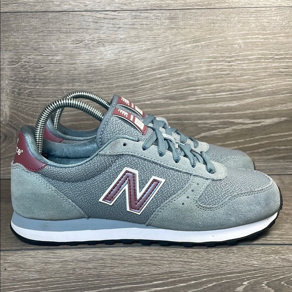 New Balance Gray and Maroon Women's Athletic Sneakers